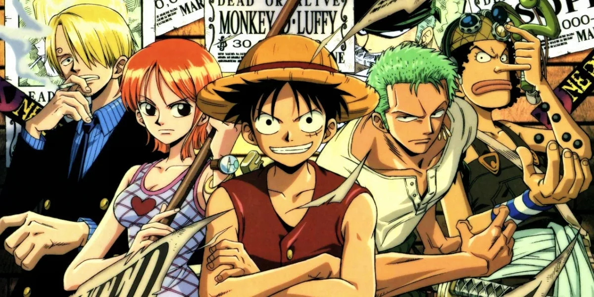 The One Piece - Sanji, Nami, Luffy, Zorro, Usopp